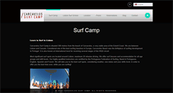 Desktop Screenshot of carcavelossurfcamp.com