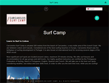 Tablet Screenshot of carcavelossurfcamp.com